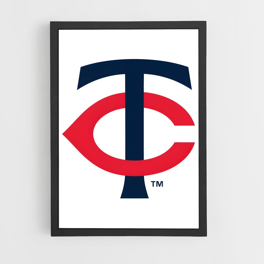 Poster Twins Forever – affiche Baseball (vue 2)